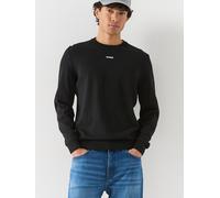 HUGO San Cassius Slim Fit Crew Neck Knitted Jumper, Black, Size 2Xl, Men Black
