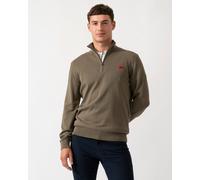 HUGO San Quintus-C Mens 1/4 Zip Pullover - Medium Grey 032 - Medium Grey 032 - M