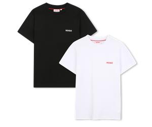 Hugo - Set Of 2 T-shirts - Black White - Boy - 5 Years