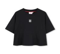 Hugo - Short Sleeve T-shirt - Black - Girl - 12 Years