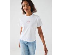 HUGO Short Sleeve T-Shirt, White, Size S, Women White