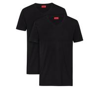 Hugo Short Sleeve V Neck T-shirt Black S Men