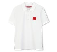 Hugo G01186 Short Sleeve Polo White 8 Years Boy