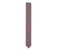 HUGO Silk-blend tie with diagonal stripe - Style Tie cm 6, 50551722 Red stripes pcs.