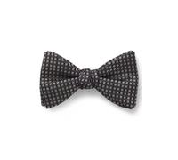 HUGO Silk bow tie with jacquard pattern - Style Bow tie dressy, 50561710 Black pcs.