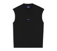 HUGO Sleeveless Cotton Logo Patch T-Shirt
