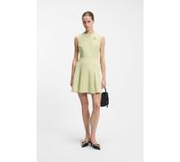 HUGO Sleeveless dress with gold-tone flower brooch - Style Kilandi, 50558314 Light Green 10