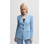 HUGO Slim-fit blazer with contrast buttons - Style Asmalla, 50540787 Light Blue 4