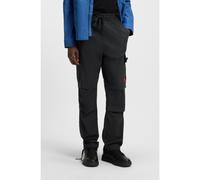 HUGO Slim-fit cargo trousers in ripstop cotton - Style Garlo233, 50493865 Black 36L