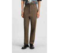HUGO Slim-fit chinos in mercerised cotton twill - Style Genar253, 50541394 Grey XL