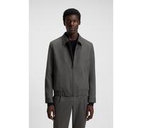 HUGO Slim-fit jacket in melange stretch flannel - Style Hellys241F1X, 50547290 Grey 36R