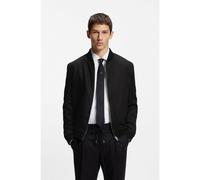 HUGO Slim-fit jacket in twill with zip closure - Style Ukashi232X, 50554844 Black 46R