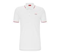 HUGO Slim-fit Poloshirt Aus Stretch-Baumwolle Mit Kontrastfarbenen Details