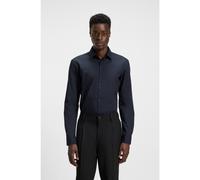 HUGO Slim-fit shirt in easy-iron cotton poplin - Style Kenno, 50289499 Dark Blue 17.7