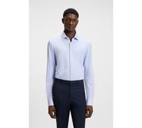 HUGO Slim-fit shirt in printed performance-stretch jersey - Style Kenno, 50544942 Light Blue 16