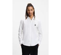 HUGO Slim-fit shirt in stretch-cotton canvas - Style Ermo, 50505315 White L