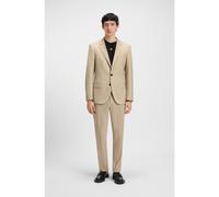 HUGO Slim-fit suit in a performance-stretch wool blend - Style Henry/Getlin232X, 50530116 Beige 40L
