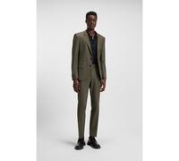 HUGO Slim-fit suit in a performance-stretch wool blend - Style Henry/Getlin232X, 50530116 Olive 40L