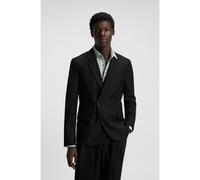 HUGO Slim-fit suit jacket with logo closure - Style Hans254F2X, 50549053 Black 44R