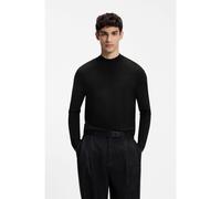 HUGO Slim-fit sweater with high neckline - Style San Marc-CV, 50546856 Black XXL