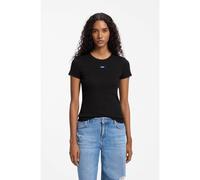 Hugo Easy 10257055 Blue Short Sleeve T-shirt Black L Woman