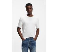 HUGO Slim-fit T-shirt in slub interlock - Style Dulerostee, 50559722 Natural XXL