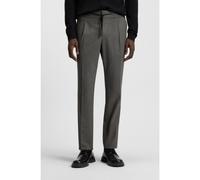 HUGO Slim-fit trousers in melange stretch flannel - Style Getlin251F3, 50547312 Grey 36R