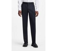 HUGO Slim-fit trousers in paper-touch stretch cotton - Style Genrich262X, 50559099 Dark Blue 38R