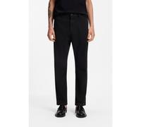 HUGO Slim-fit trousers in stretch-cotton gabardine - Style David251D, 50530886 Black 38/34