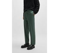 HUGO Slim-fit trousers in wool-blend poplin - Style Gos233F1X, 50530110 Light Green 28R