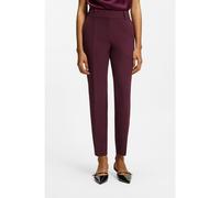 HUGO Slim-fit trousers with zip hems - Style Hedima-1, 50544742 Bordeaux 16