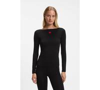 Hugo Thermal 10247604 Red Long Sleeve T-shirt
