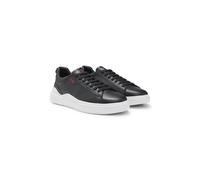 HUGO Smooth-leather trainers with contrast branding - Style Blake_Tenn_lt_N, 50499261 Black 9
