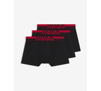HUGO Split Logo Boxers Black Red (3 pairs) - M