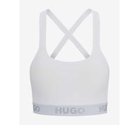 HUGO Sport Logo Bra White Grey - XS