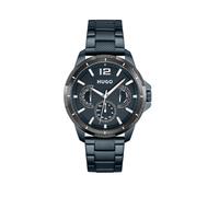 HUGO #SPORT Men's Blue IP Bracelet Watch