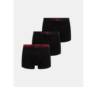 HUGO Mens Spray 3-Pack Trunks - Black 001