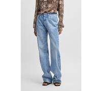 HUGO Straight-fit jeans in bright-blue rigid denim - Style 937_10, 50539756 Light Blue 29/32