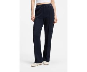 HUGO Straight-fit tracksuit bottoms in diamond jacquard - Style Nadrid, 50563141 Dark Blue XL
