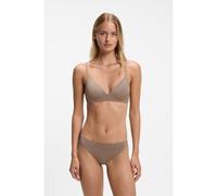 HUGO Stretch bra - Style SHADOW BRALETTE PAD, 50566798 Beige Patterned L