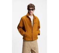 HUGO Stretch-cotton jacket with zipped chest pocket - Style Blake2621, 50566076 Orange L