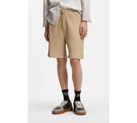 HUGO Stretch-cotton shorts with creased effect - Style Denoshort, 50564647 Beige M