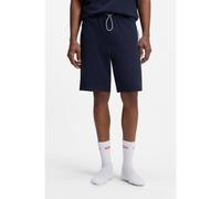 HUGO Stretch-cotton shorts with logo tape - Style NAUTIX SHORTS, 50566163 Dark Blue S