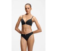 HUGO Stretch fabric triangle bra with branded straps - Style HUGO HEART TRIANGLE, 50566783 Black S