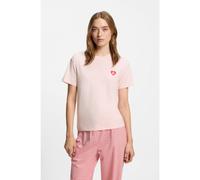 HUGO Stretch-jersey pyjama T-shirt with logo print - Style CASUAL T-SHIRT, 50556981 light pink XS