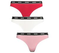 HUGO Stripe Thong, Multi, Size L, Women Print