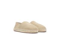 HUGO Mens Sannes slon Suede Espadrilles with Stacked Logo Size 10
