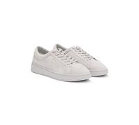 HUGO Mens Neston Tenn Suede Trainers with Gold-Tone foil Logo Size 10