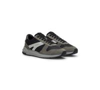 HUGO Suede-trim trainers with logo details - Style GO3_nymf, 50573605 Grey Patterned 11