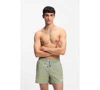 HUGO Swim shorts with contrast logo print - Style HAITI, 50469312 Green M